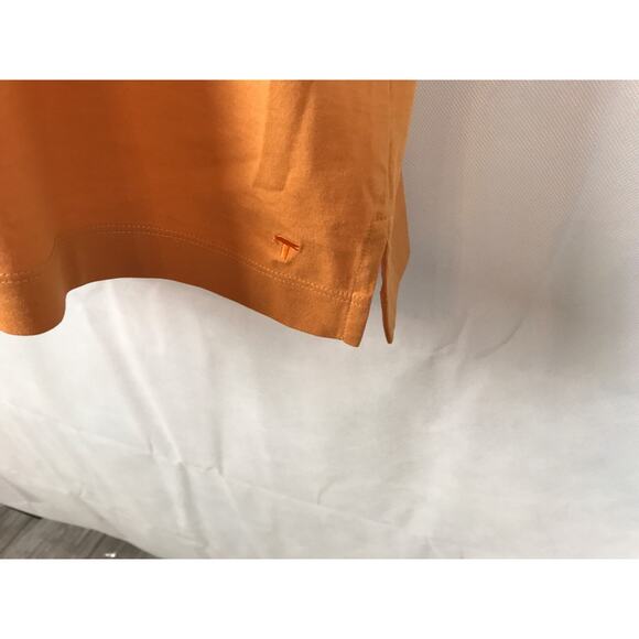 EUC Left Coast Tee Mens Orange L Short Sleeve Shirt 100% Pima Cotton Lightweight - Picture 4 of 7